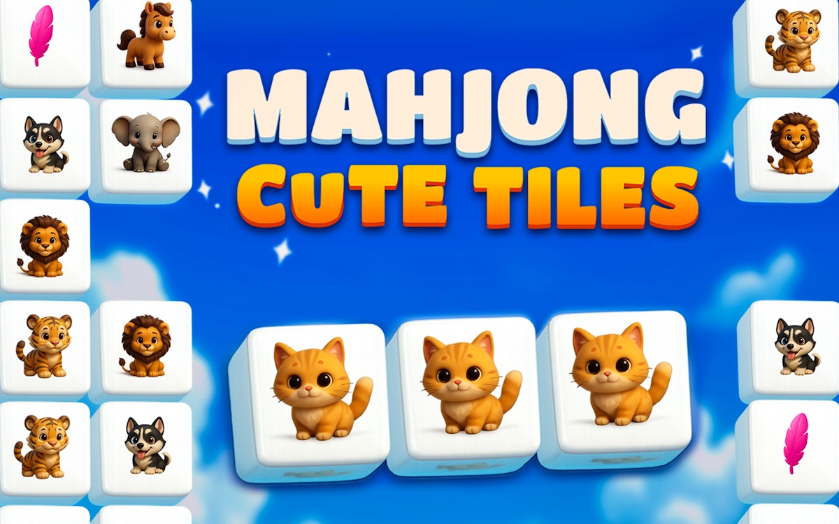 Mahjong Cute Tiles game cover